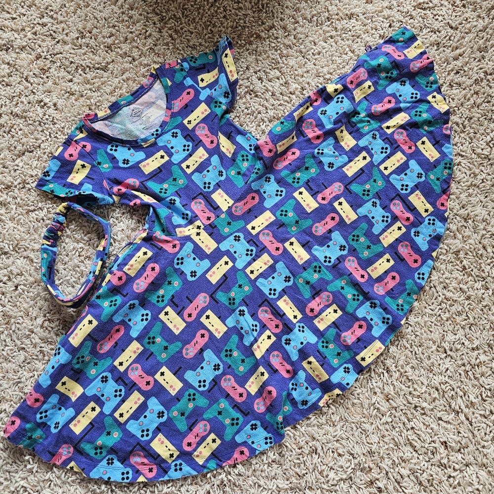 Princess Awesome Control Chic Twirl Dress Sz 6 And Headband